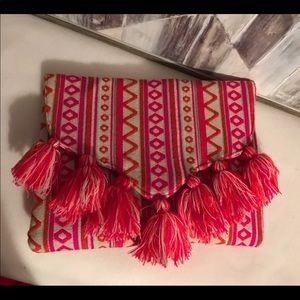 Mud pie purse envelope style clutch